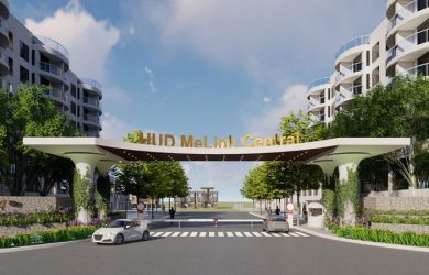 Cổng chào dự án Hud Mê Linh Central Thanh Lâm Đại Thịnh 2