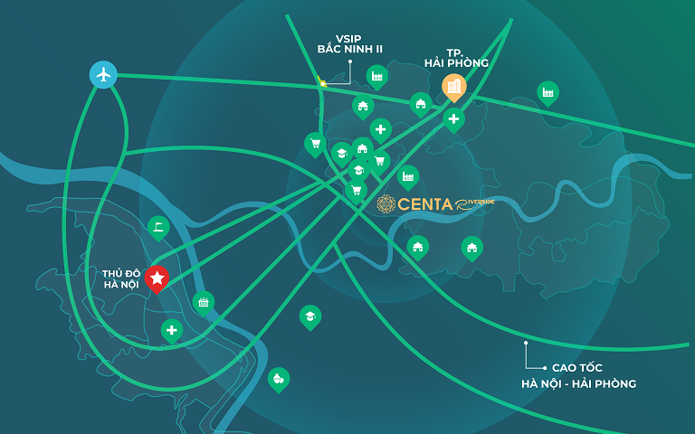 Vị trí dự án Centa Riverside Từ Sơn Bắc Ninh | Cơ hội Đầu Tư Tiềm Năng