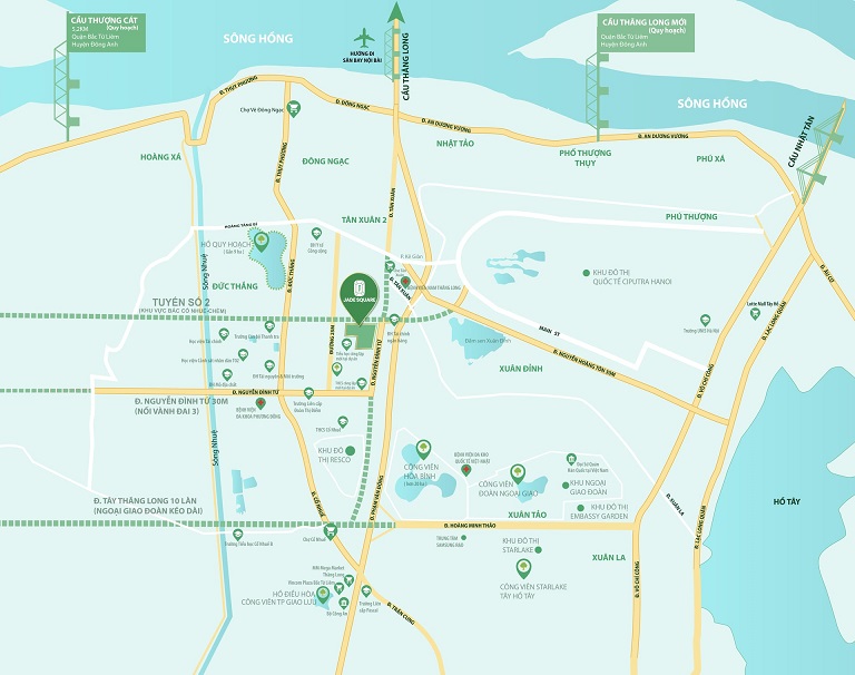 Vị trí dự án chung cư Jade Square Phạm Văn Đồng | Mở bán đợt 1